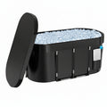 Cold Plunge Tub - 140+ Gallon Ice Plunge for Athletes & Adults, Recovery & Inflammation Relief, Ice Bath Tub with Water & Filter Treatments, XXL Oval Size