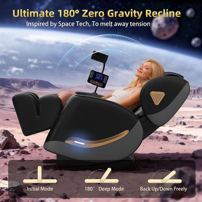 2026 Massage Chair Full Body, Zero Gravity Massage Chair Recliner - Upgraded 10-Point Roller, Heating, Airbags, Foot Roller, Shiatsu Full Body Massage Chairs, Gift for Parent — product view 4