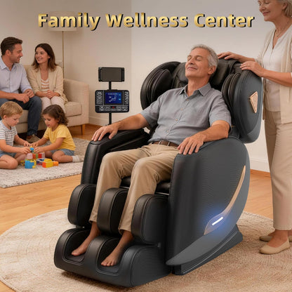 2026 Massage Chair Full Body, Zero Gravity Massage Chair Recliner - Upgraded 10-Point Roller, Heating, Airbags, Foot Roller, Shiatsu Full Body Massage Chairs, Gift for Parent — product view 9