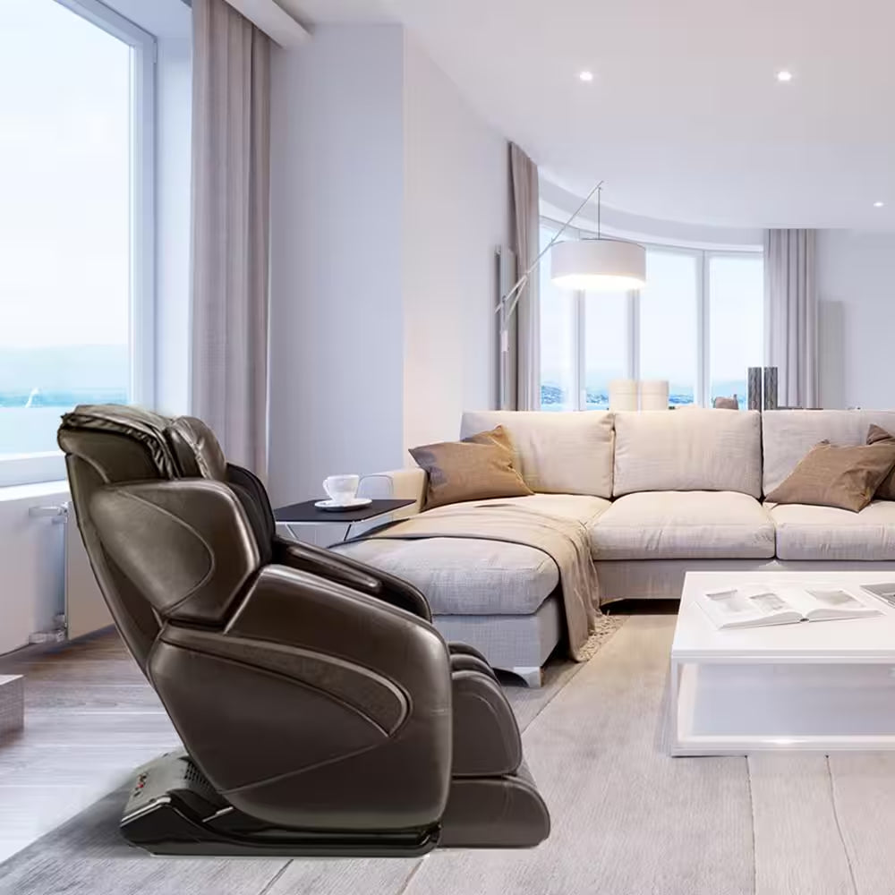 Jin Espresso Synthetic Leather SL Track Massage Chair — product view 4