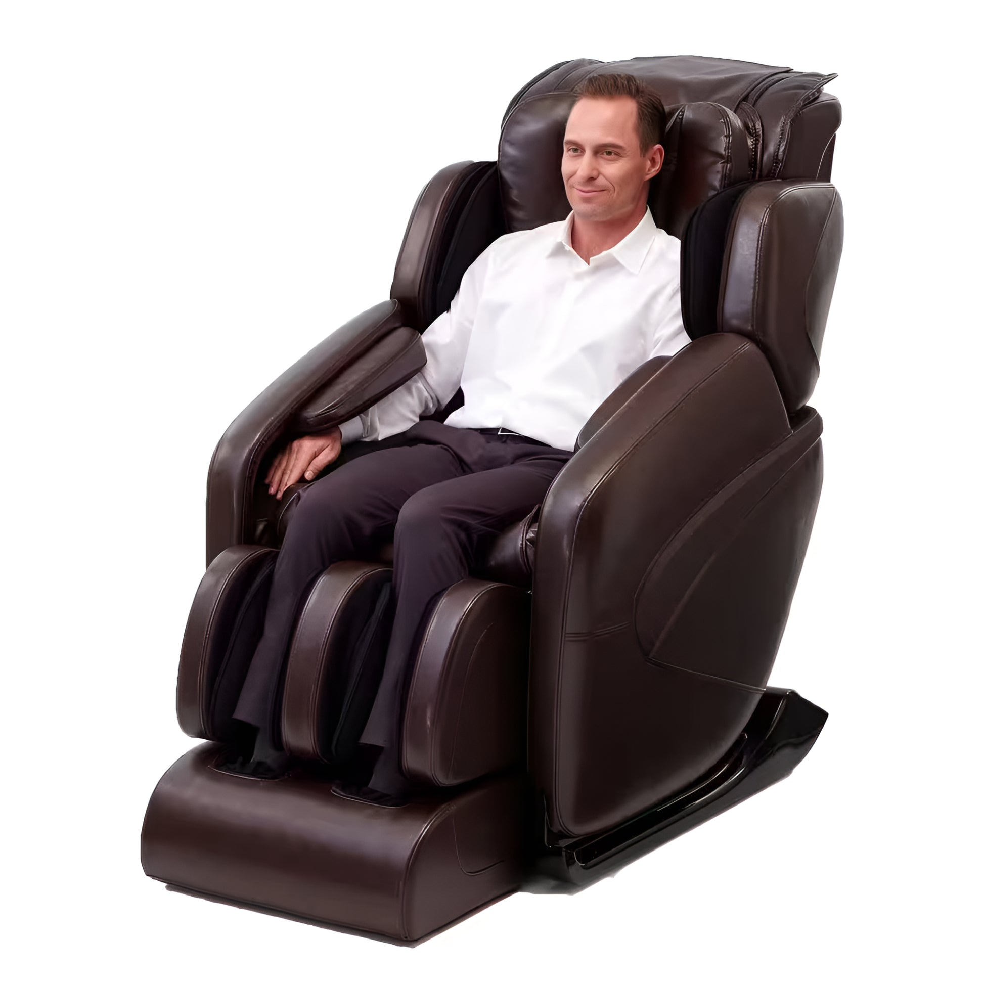 Jin Espresso Synthetic Leather SL Track Massage Chair — product view 6