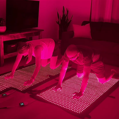 Red Light Therapy Mat for Full Body Pain Relief 75" X 35'' | Infrared Red Light Therapy Blanket for Face and Body with 2570 Dual-Wave Leds (660Nm & 850Nm) — product view 8