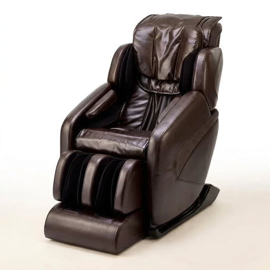 Jin Espresso Synthetic Leather SL Track Massage Chair — Studio Shot